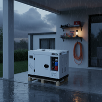 ECG POWER Tragbare 10kW 12kW 15kW 12kVA 15kVA 20kVA Leise Dieselgeneratoren für Heimstromversorgung Elektrischer Dieselgenerator