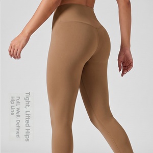 Leggings Deportivos de Yoga para Mujer, de Cintura Alta, Efecto Segunda Piel, Elásticos en Cuatro Direcciones, Sólidos, con Efecto Vientre Plano y Realce de Cadera, para Fitness y Jogging - Product Image 4