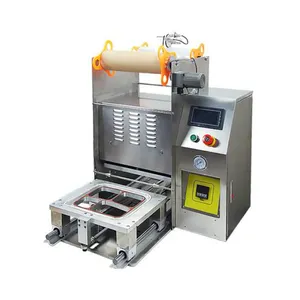 Hot Meal Tray Sealing Machine Fast Food Lunch Box Packaging Machine for Sealing Machines