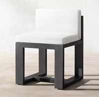 Ensemble de meubles de jardin en aluminium moderne personnalisable, table à manger, table et chaises de jardin, ensemble de meubles de jardin pour cour et villa