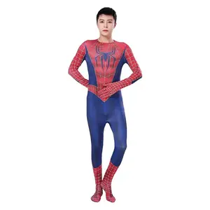 Fantasia de herói de aranha para TV e filmes, fantasia de Halloween para adultos, roupas de herói de homem aranha para crianças