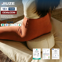 Coussin de méditation ergonomique personnalisable en sarrasin et en zafu pour la pratique du zen, coussins lombaires