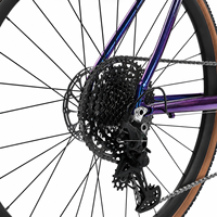 Groupe de transmission SpiritX Scout 11 vitesses pour vélo de gravier 700C, cadre en alliage d'aluminium, axe traversant, guidon plat, frein à disque hydraulique, léger, charge utile 150 kg