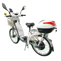 Vélo de plage 24 pouces vélo électrique adulte 800w 15Ah batterie au lithium-fer fourche avant à pression d'huile conduite en ville