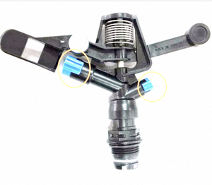 Aspersor de Riego de 360 Grados K-1048LDM con Engranaje de 3/4 Pulgadas, Sistema de Riego de Círculo Completo de Metal para Jardín - Product Image 1