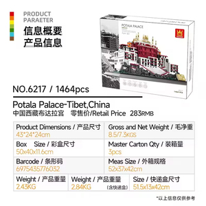 Wange 6217 Kit Ispirato all'Ingegneria, Regalo per Futuri Architetti o Studenti di Design, 1464 Pezzi - Product Image 4