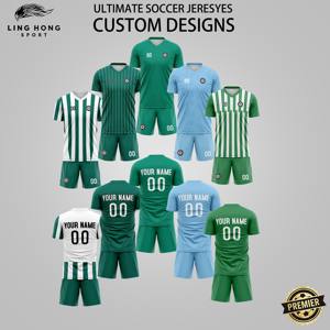 เสื้อฟุตบอลสไตล์เรโทรแบบกำหนดเอง พิมพ์ลายด้วยความร้อน ดีไซน์สปอร์ตสตรีทแวร์ ทรงโอเวอร์ไซส์ บ็อกซี่ฟิต ยูนิเซ็กส์ เสื้อเจอร์ซีย์ฟุตบอลแบบสั้น - Product Image 2