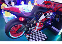 Machine de jeu d'arcade simulateur de moto GP à pièces Dreamland, simulateur de course de moto pour centre de jeux