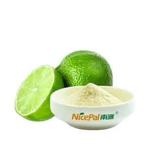 Polvere prezzo di fabbrica verde/giallo Lime limone in polvere per tè al limone in polvere