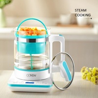 Bouilloire pour bébé avec cuiseur à vapeur et stérilisateur avec sèche-linge, bouilloire intelligente, sac chauffant, bouteille de lait, chauffe-verre électrique CN;GUA