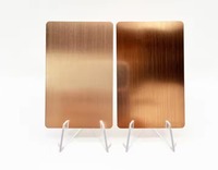 Hochwertige Gebürstete Silber-, Roségold- und Schwarze NFC 215 Chip Blanko NFC IC-Karten