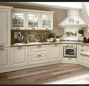 Mỹ cổ điển trang trại phong cách Shaker rắn gỗ tủ bếp Set thương hiệu hàng đầu đồ nội thất nhà bếp cổ hiện đại nhà bếp <span class=keywords><strong>lizhi</strong></span> - Product Image 1