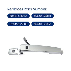 Nissan <b>Door</b> <b>Handle</b> 80640-CB01A And 80640-CL00A Front Rear Left Right <b>Replacement</b> For Repair ABS Material - Product Image 4