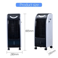 Refroidisseur d'air évaporatif à prix avantageux, 6L d'eau, portable, avec boîte à glace
