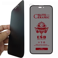 Mobiele Telefoon Anti Shock Anti-Spy Nano Keramische Film Pellicola Matte Keramische Privacy Screen Protector Voor Iphone 16 Pro Max Samsung