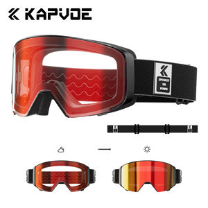 Lunettes de neige photochromiques haut de gamme hommes lunettes de <span class=keywords><strong>Ski</strong></span> Snowboard <span class=keywords><strong>masque</strong></span> Anti-buée pour femmes lunettes de Protection UV400 en vente - Product Image 1