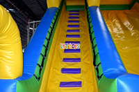 Toboggan gonflable géant avec échelle d'escalade pour grands enfants, en PVC robuste, pour location commerciale