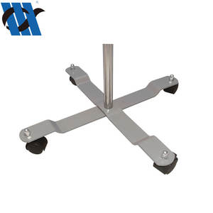 Bdt224 उच्च गुणवत्ता वाले स्टेनलेस स्टील समायोज्य जलसेक अस्पताल के उपयोग के लिए IV पोल ड्रिप स्टैंड के साथ - Product Image 6