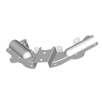 Fabrication de kit de serre à faible coût Gouttière en acier galvanisé Type V Support d'évier Canal d'eau Raccords de serre