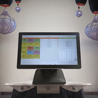 Système de point de vente (POS) tactile pliable de 15,6 pouces pour restaurant, caisse enregistreuse efficace pour les entreprises, machine de commande pour restaurants