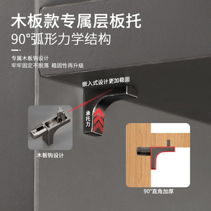 Betoci Zinc Alloy Sheet Support Gunmetal Nickel Plating Durable Furniture Bracket Connector - Product Image 4