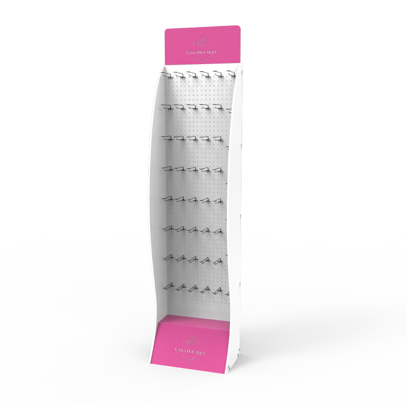 Apache for PVC Foam Pegboard Display Stand for Supermarket Advertising Nail Polish Racks Customized Color Logo for Design — view 3