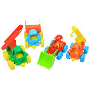 Ensemble de jouets de construction miniatures pour enfants, camions d'ingénierie en plastique pour jeux d'imitation - Product Image 1
