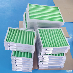 Tùy chỉnh G4 HVAC hiệu quả cao Xếp Li tấm <span class=keywords><strong>Vent</strong></span> Bộ lọc không khí yếu tố lọc <span class=keywords><strong>HEPA</strong></span> tĩnh điện Chức năng chính mới - Product Image 5