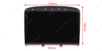 MEKEDE MS Android IPS DSP 8+128G Vidéo de voiture pour Peugeot 308 308S 408 2012-2020 Car-play+auto ADAS DVR Caméra 360 Audio de voiture
