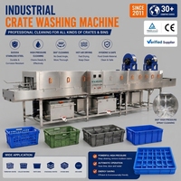 Laveuse-essoreuse WINBOND entièrement automatique en acier inoxydable 304 avec nettoyage à l'eau chaude, stérilisation et rinçage pour fruits de mer et légumes