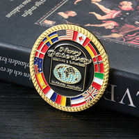 Moneda de Metal Estampada a Troquel, Colección de Recuerdos de la Antigua Europa Romana, Estilo Náutico Pesado, Personalizada, Sin Pedido Mínimo, para Navidad y Halloween