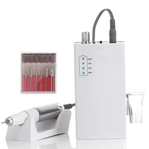 Oplaadbare Draagbare Elektrische Nail Boor Machine Nail Polijsten Gereedschap Cordless Nail Boor 30000rpm Draadloze