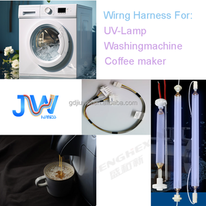 Jiuwei IP67 6-10พินชุดสายไฟ300V ชุดประกอบสายไฟสำหรับเครื่องใช้ในบ้านโคมไฟยูวีเครื่องซักผ้าเครื่องชงกาแฟกำหนดเอง - Product Image 6