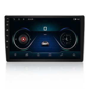 Autoradio Android 9.1 avec écran tactile capacitif 2 DIN de 10 pouces pour <span class=keywords><strong>lecteur</strong></span> <span class=keywords><strong>DVD</strong></span> avec GPS BT WIFI - Universel - 2 Go de RAM DSP et fonctions RVB - Product Image 1