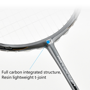 Vợt cầu lông siêu nhẹ Whizz 6U chuyên nghiệp, chất liệu sợi <span class=keywords><strong>carbon</strong></span> - Product Image 5