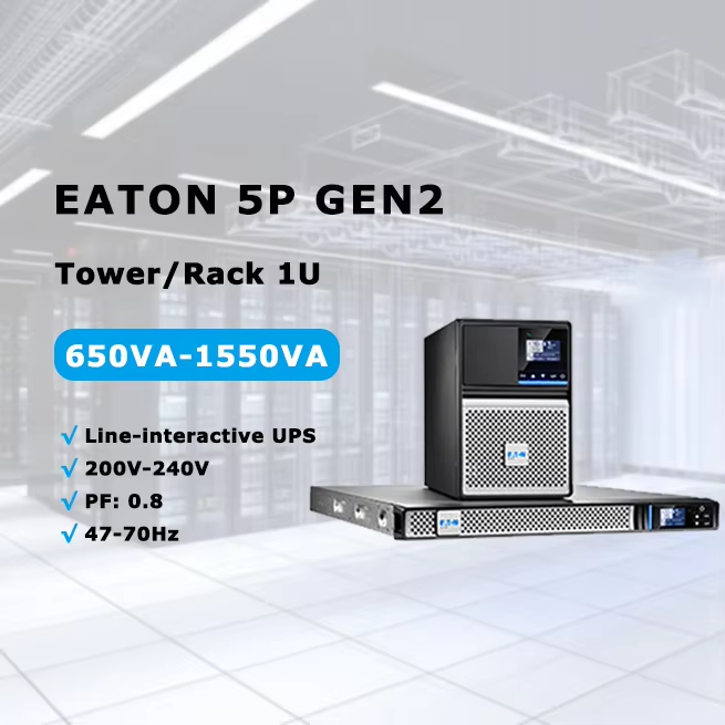 Интерактивный Высокочастотный источник бесперебойного питания Eaton 5P, 5P, 1150VA, 770 Вт, 230 В, ИБП