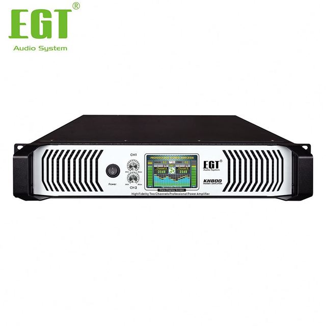 2 and 4 Channel 780W-1900W Power Audio Sound Stage DJ Amplifier with 20Hz-20KHz Frequency Response and Limiter Protection