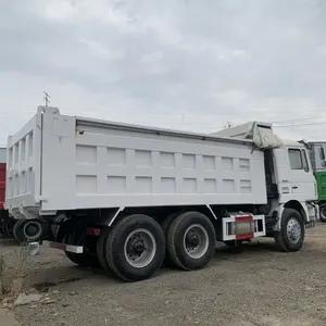 New Cargo Box Chinese Shakamn Dump Truck 6x4 10 With Automatic Tarpaulin Wheels 40 Ton Tipper Truck For Africa