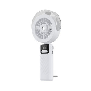 High Speed Foldable <b>Handheld</b> <b>Fan</b> With Digital Display 100-Speed Adjustable Cooling Portable Brushless Motor - Product Image 5
