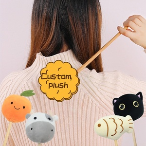 Marteau de massage personnalisé en peluche créative, série animaux et <span class=keywords><strong>fruits</strong></span> mignons de dessin animé - Product Image 2