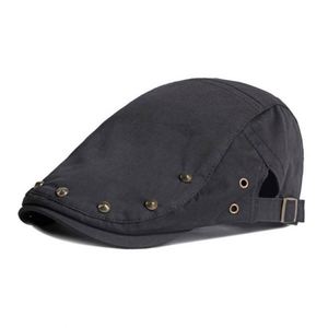 Gorras de Hombre al por Mayor: Elegantes, Premium, de Color Liso, Estilo Ivy, Gatsby y Newsboy, Personalizadas para Otoño Invierno con Tachuelas - Product Image 1