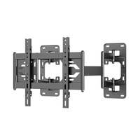 Support mural pour téléviseur LCD à mouvement complet télescopique de haute qualité, supports flexibles pour téléviseur, support mural robuste pour téléviseur de 75 pouces