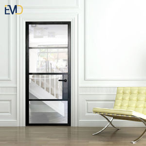 Puerta de Aluminio y Vidrio con Estilo Artístico Retro Personalizado - Product Image 6