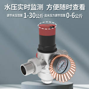 Vanne de régulation de pression en acier inoxydable exclusive transfrontalière, pré-filtre réglable avec fonction anti-fuite - Product Image 5