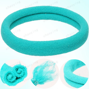 Élastiques à cheveux coréens basiques très élastiques, anneaux pour cheveux en tissu, <span class=keywords><strong>36</strong></span> couleurs, grands élastiques pour cheveux, vente directe d'usine, 100 pièces/sac - Product Image 3