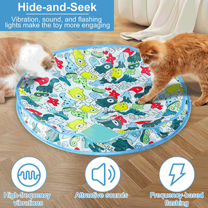Jouets interactifs pour chat balle pochette de <span class=keywords><strong>jeu</strong></span> activée par le mouvement couverture de chasse tapis de <span class=keywords><strong>jeu</strong></span> cache-cache <span class=keywords><strong>jeu</strong></span> de capture de <span class=keywords><strong>souris</strong></span> - Product Image 5