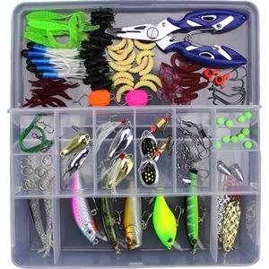 Kit de señuelos de pesca Weihe para principiantes, juego de cebo para todo tipo de agua, múltiples opciones, caja de aparejos para pesca en agua dulce y salada - Product Image 4