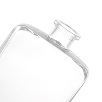 Bouteilles de diffuseur vides de luxe en verre pour bougies parfumées, sans flamme, rechargeables, style Boston, 120 ml, avec bouchon