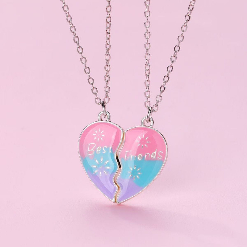 Silver pink blue purple