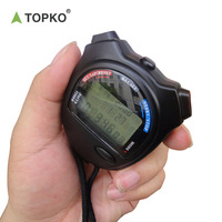 TOPKO Timer Stopwatch Digital portabel, pewaktu balap Digital multifungsi Populer